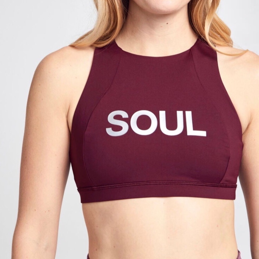 SoulCycle Free To Be Serene High Neck Sports Bra